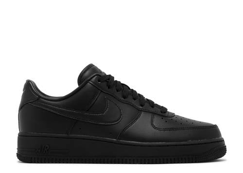 NIKE AIR FORCE 1 '07 'FRESH - TRIPLE BLACK' - RETAIL STEAL