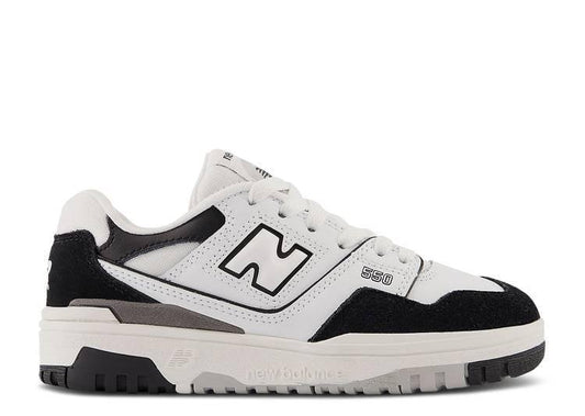 New Balance 550 White Black Rain Cloud (GS) - Kicksinto