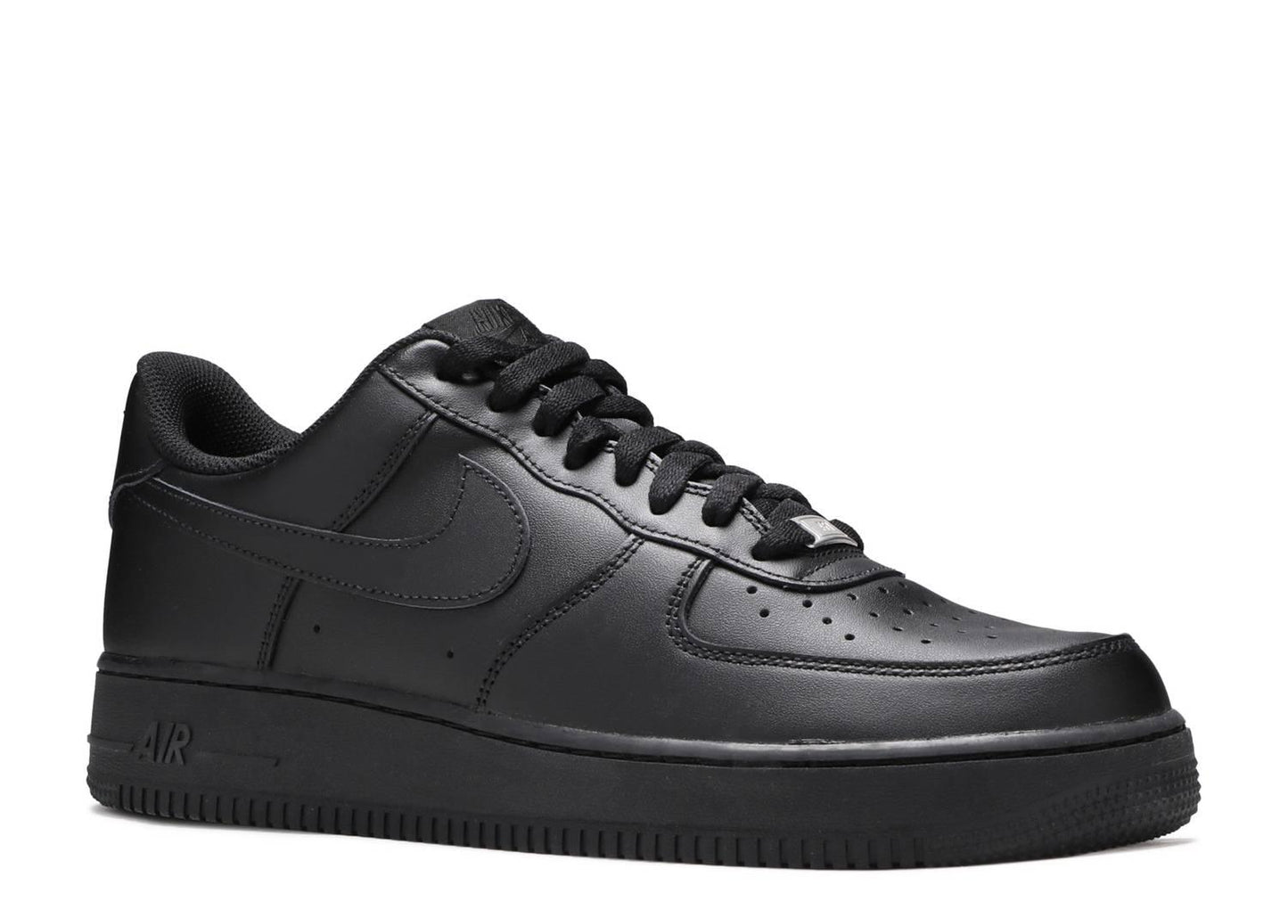 NIKE AIR FORCE 1 '07 'TRIPLE BLACK' - Kicksinto