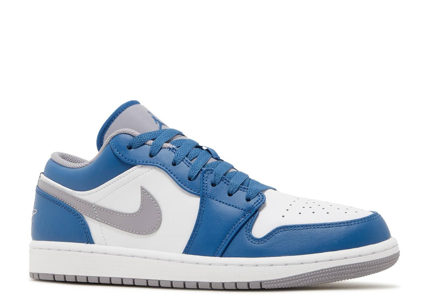 Jordan 1 Low True Blue Cement - Kicksinto