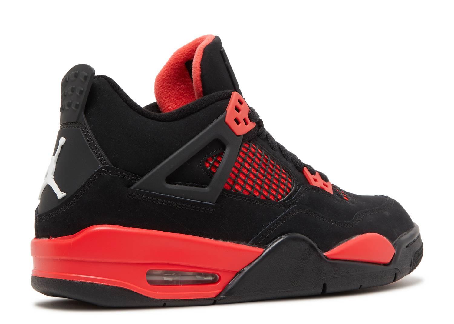 AIR JORDAN 4 RETRO GS 'RED THUNDER' - Kicksinto