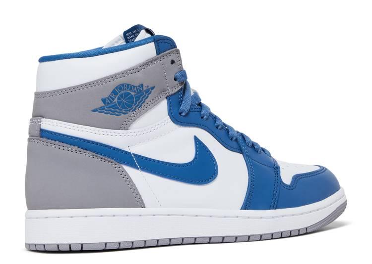 AIR JORDAN 1 RETRO HIGH OG 'TRUE BLUE' - Kicksinto