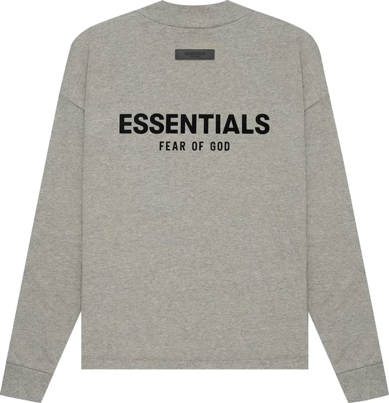 Fear of God Essentials Long-Sleeve Tee 'Dark Oatmeal'