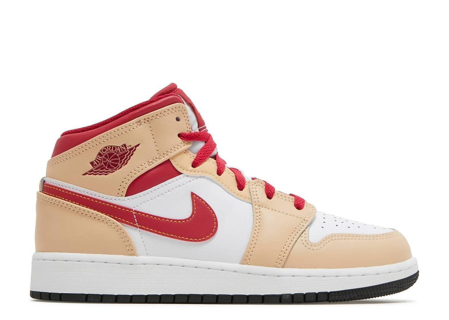 Jordan 1 Mid Cardinal Curry - Kicksinto