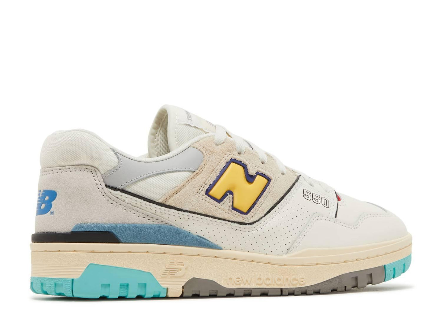 New Balance 550 Sea Salt Yellow - Kicksinto