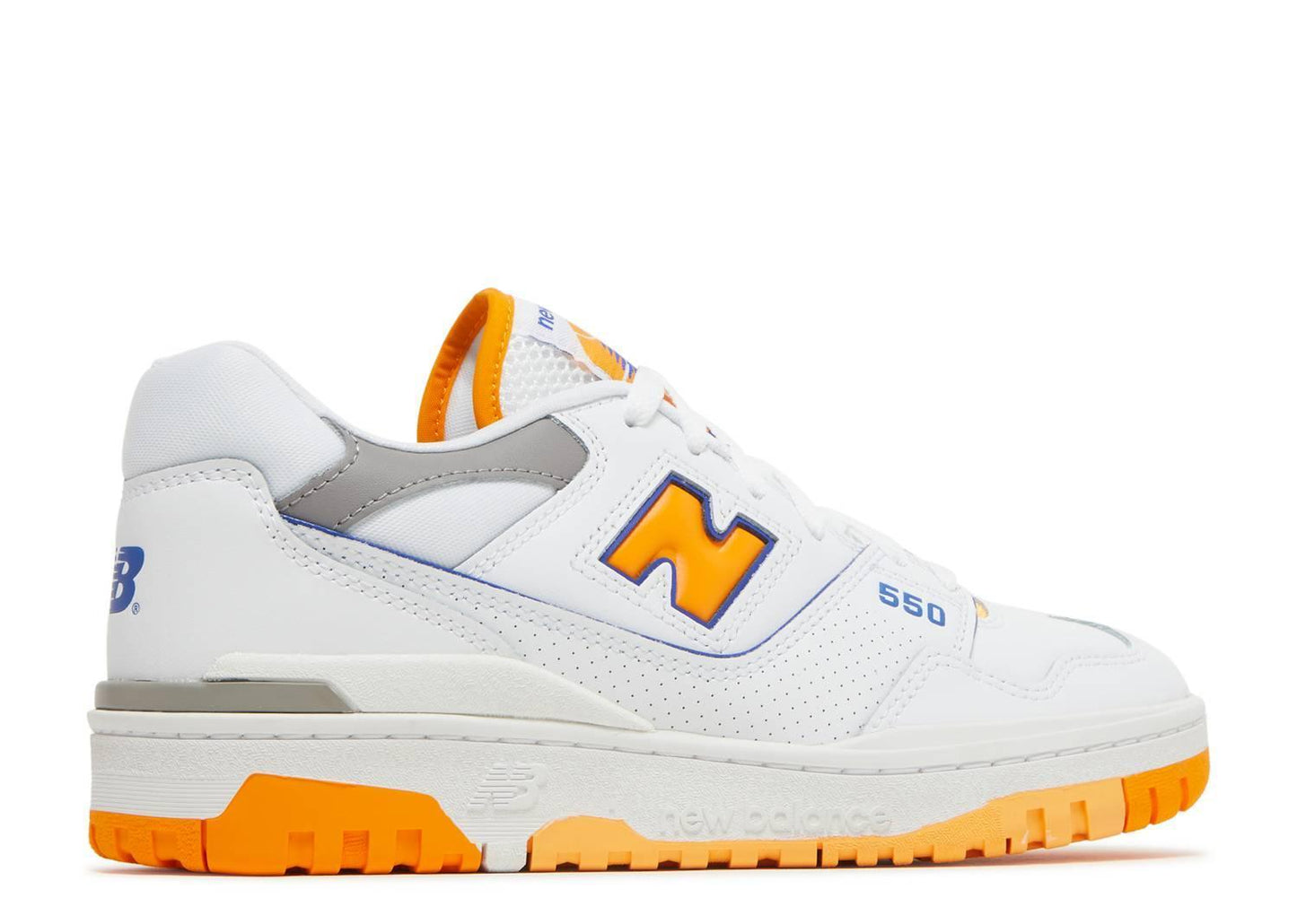 New Balance 550 White Vibrant Orange - Kicksinto